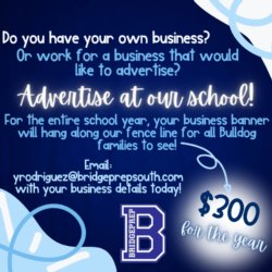 Advertise with our school today!